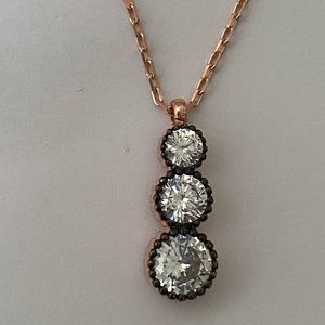 925 Silver necklace casual fancy trend gold plated